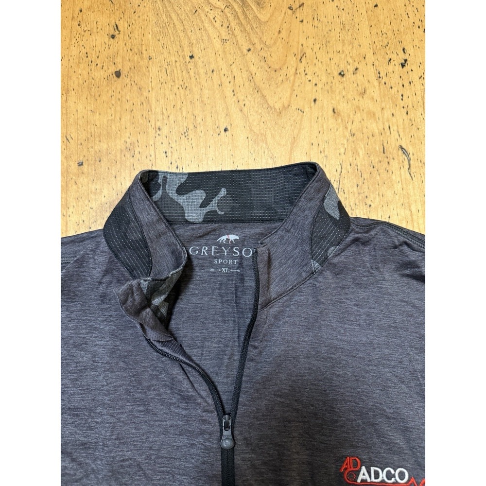 Greyson Shirt Mens XLarge Gray Quarter Zip Golf Performance Lightweight - Picture 2 of 7